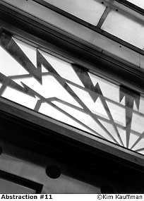 B&W fine art photograph of building facade titled Abstraction #11