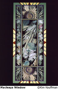 Fine art mixed media with multiple mixed media silver prints titled Macleava Window by Kim Kauffman